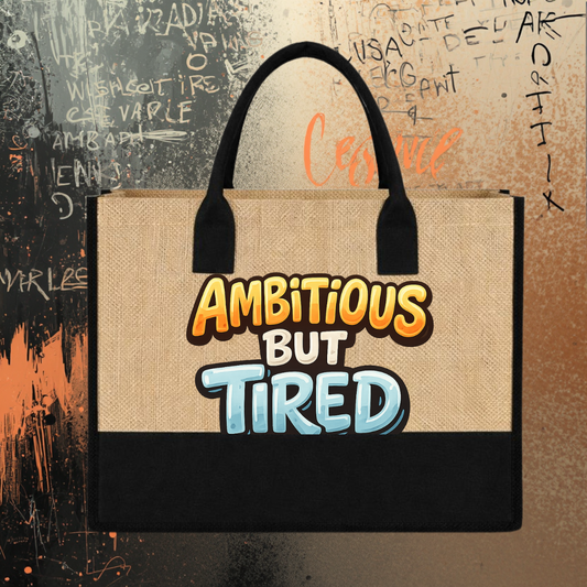 Ambitious But Tired Statement Tote