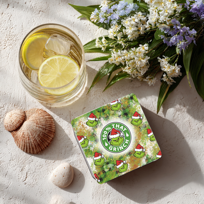 “100% That Grinch” Christmas Coaster