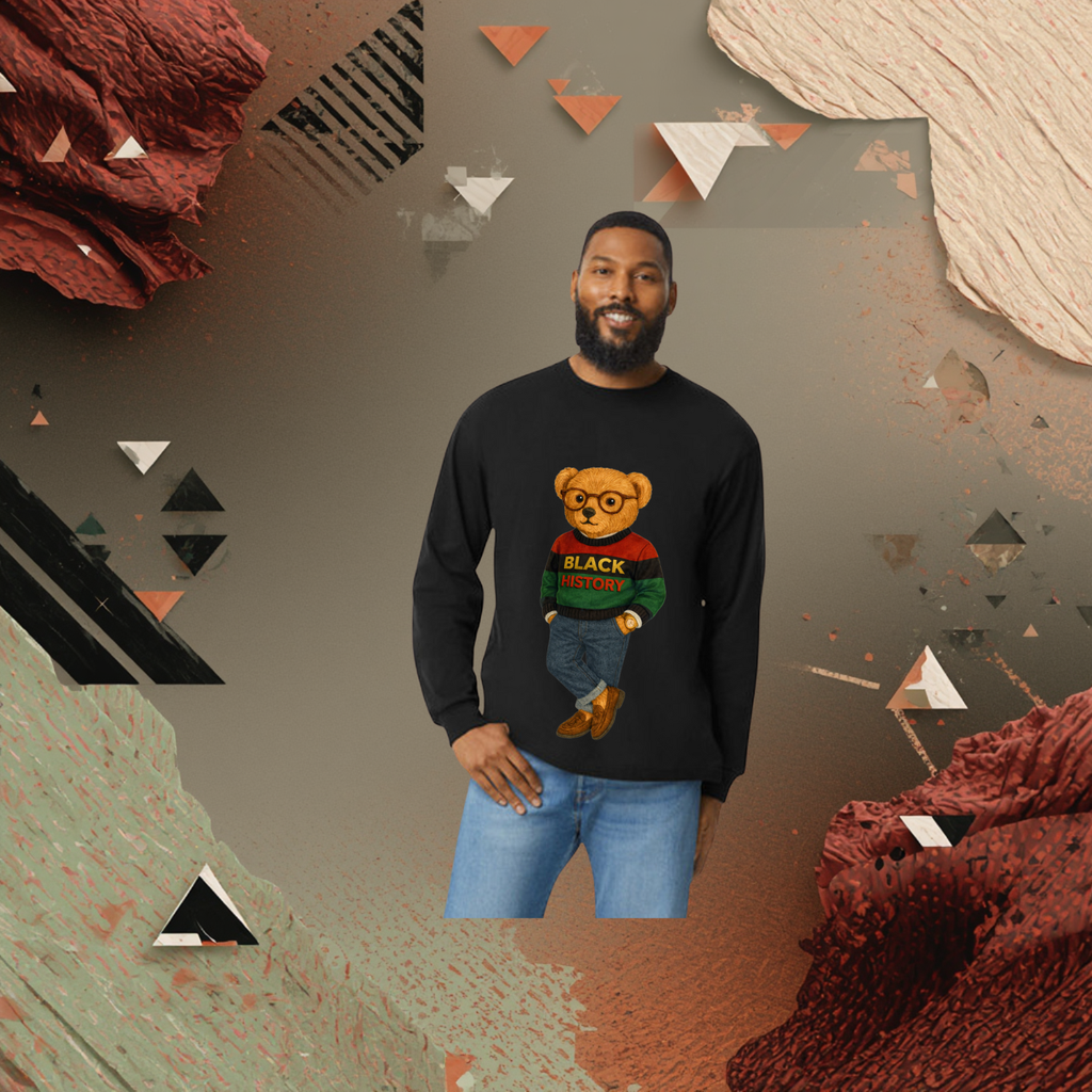 Black History Bear Crewneck Sweatshirt