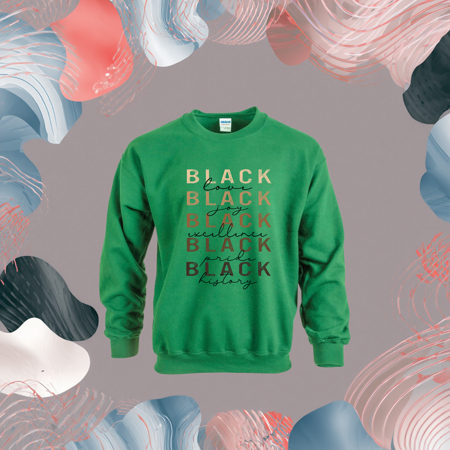 BLACK Words Matter Colorway Sweatshirt