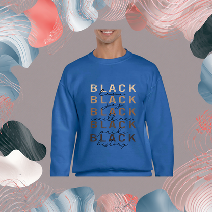 BLACK Words Matter Colorway Sweatshirt