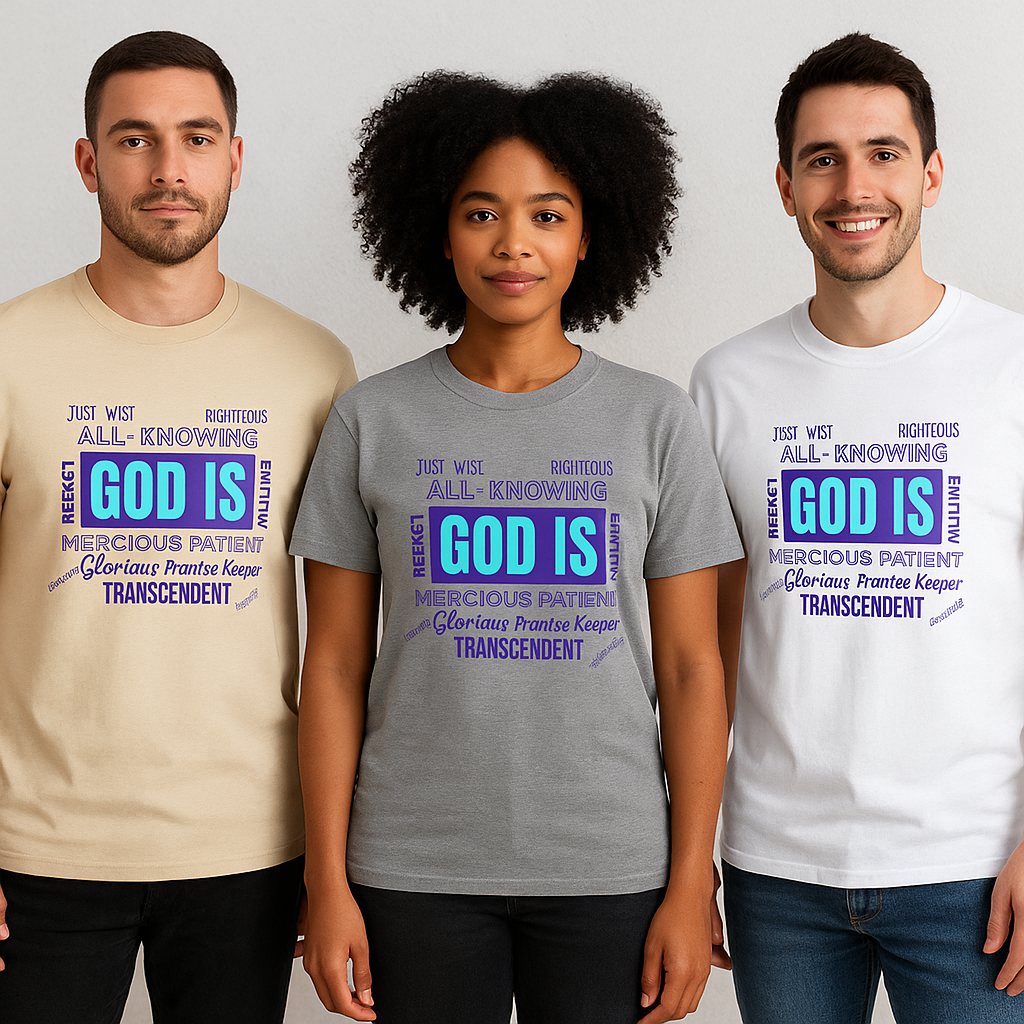 Short Sleeve Shirt - God Is Purple & Teal