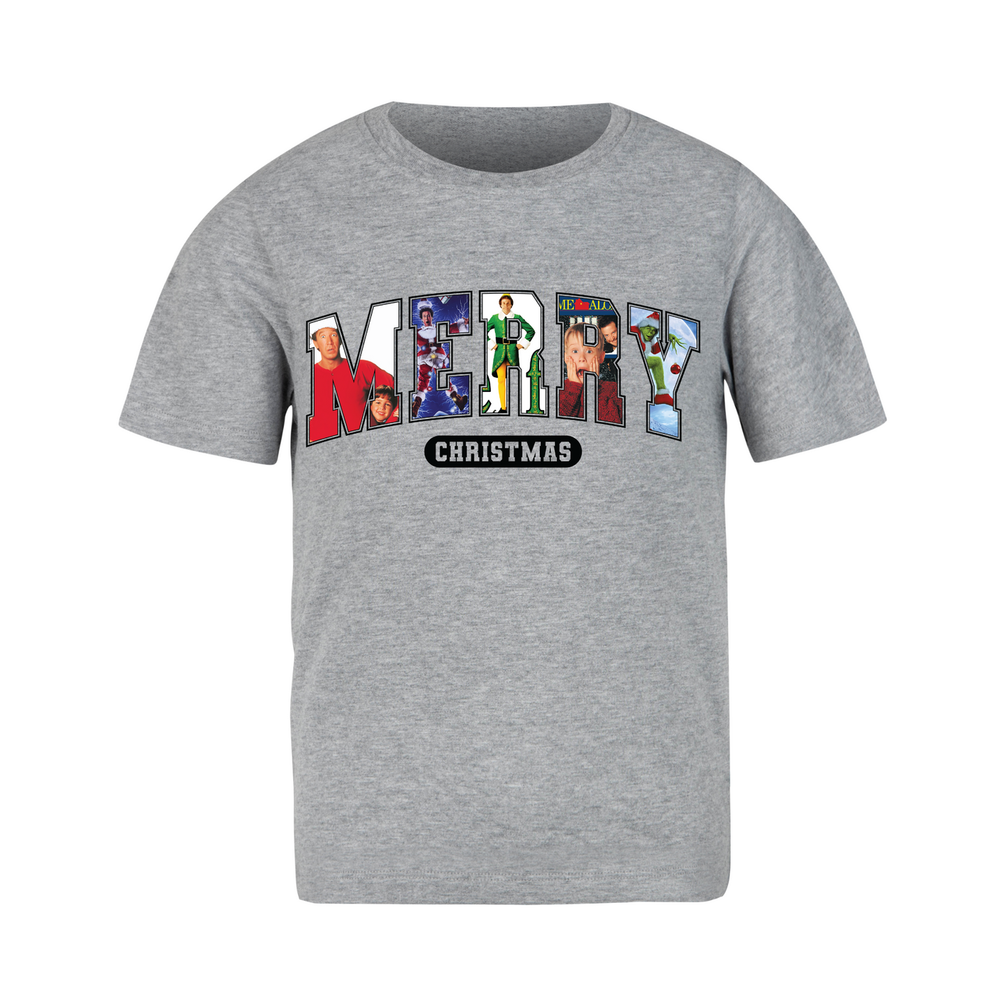 Christmas - Short Sleeve Shirt: MERRY Movies