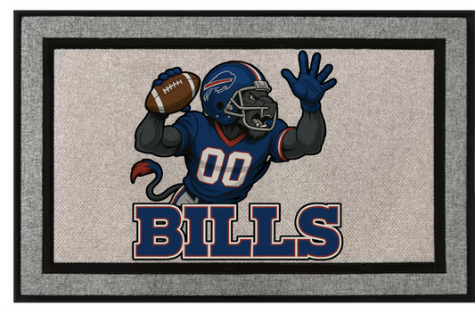 Buffalo Bills Inspired Door Mat