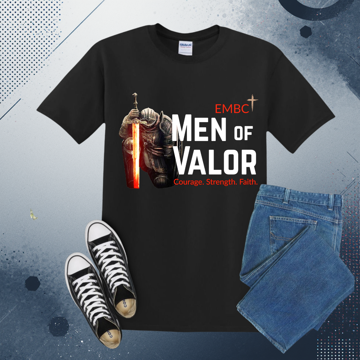 Men of Valor Tee Full Front