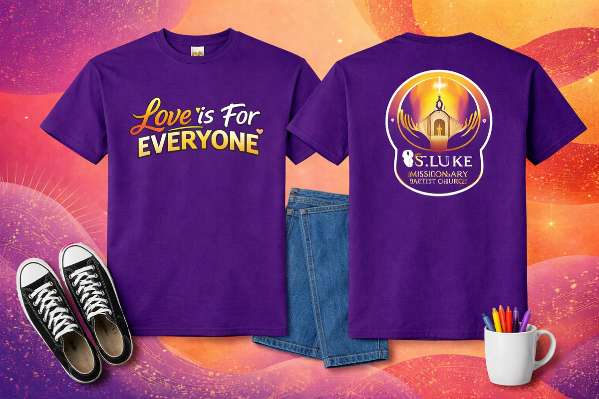 St. Luke SLMBC “Love Is For EVERYONE” Signature Tee - Youth