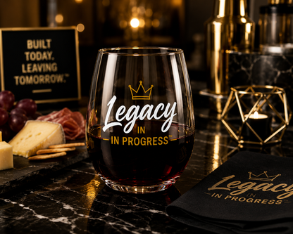 Legacy in Progress™ Signature Stemless Wine Glass
