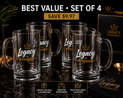 Legacy in Progress™ Signature 26.5 oz. Glass Mug