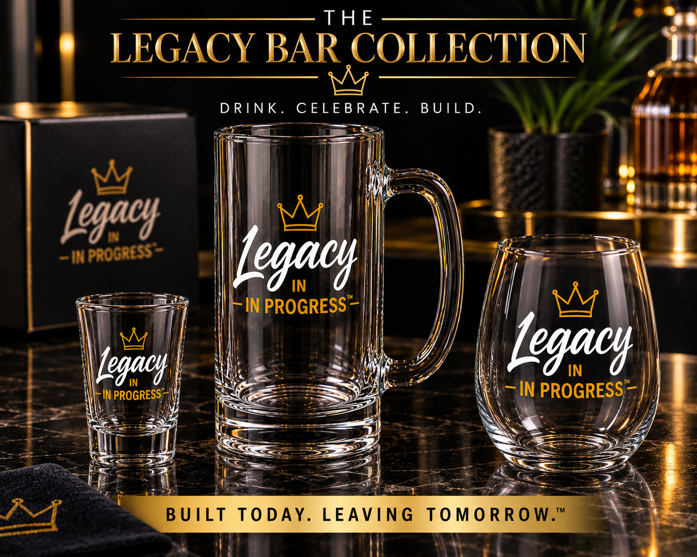 Legacy in Progress™ Signature 26.5 oz. Glass Mug