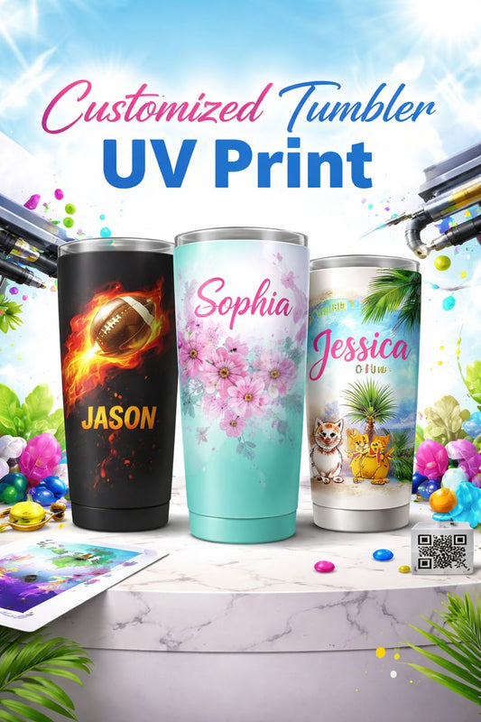 Tumbler: Customized Tumbler UV Print