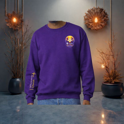 St. Luke SLMBC Whosoever Church Crewneck Sweatshirt (New Logo + Sleeve Print)