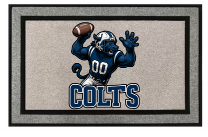Indianapolis Colts Inspired Door Mat