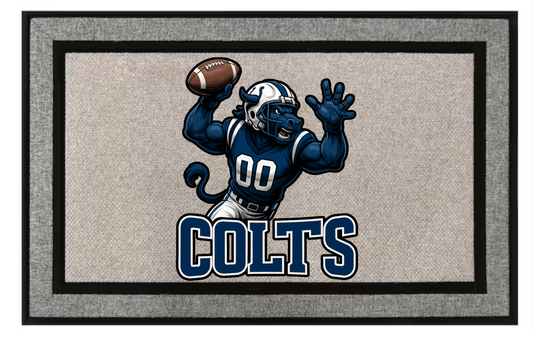 Indianapolis Colts Inspired Door Mat