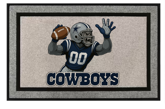 Dallas Cowboys Inspired Door Mat