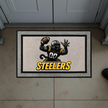 Pittsburgh Steelers Inspired Door Mat