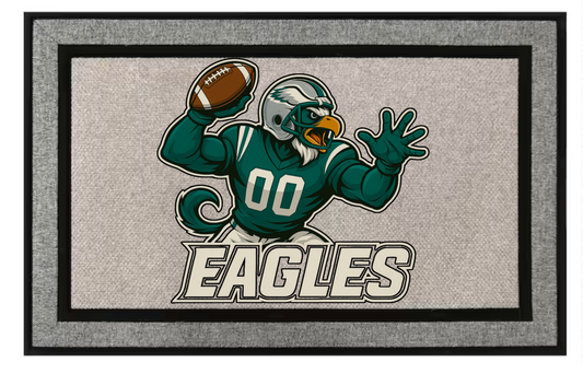 Philadelphia Eagles Inspired Door Mat
