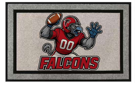 Atlanta Falcons Inspired Door Mat