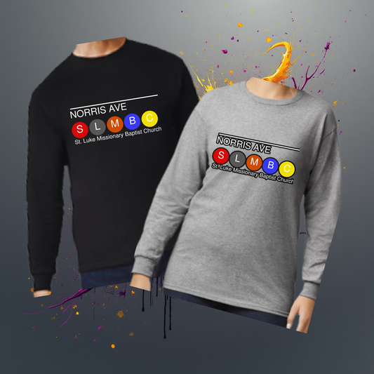 St. Luke SLMBC Norris Ave Long Sleeve T-shirt- Adult