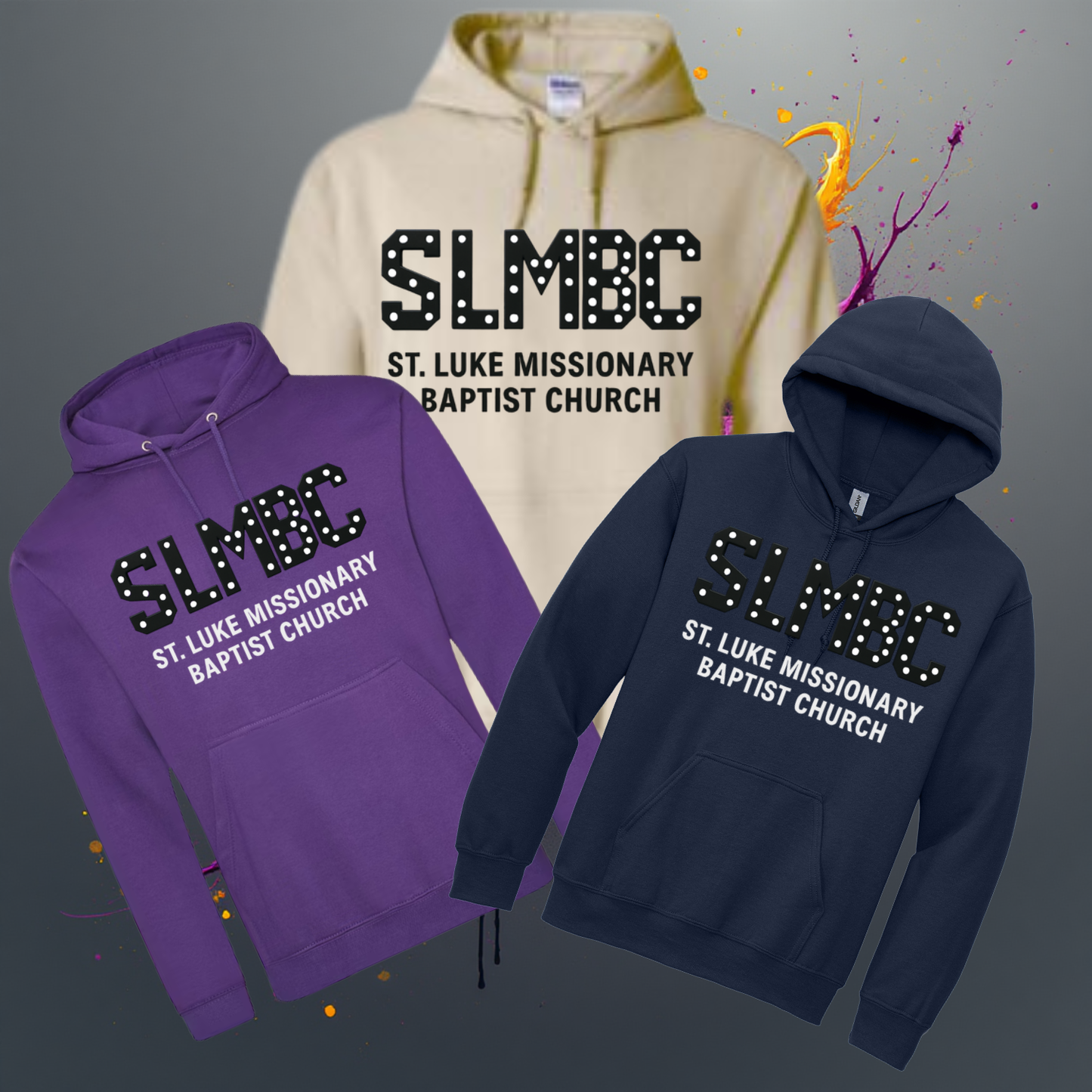 St. Luke Domino-Inspired SLMBC Hoodie – Adult