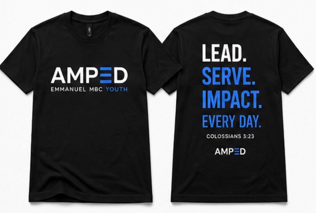 AMPED Blue Leadership Tee