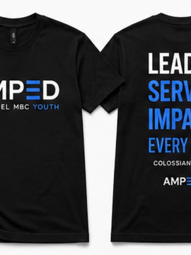 AMPED Blue Leadership Tee