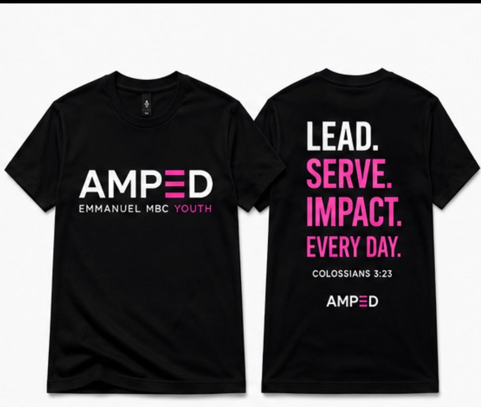 AMPED Pink Leadership Tee