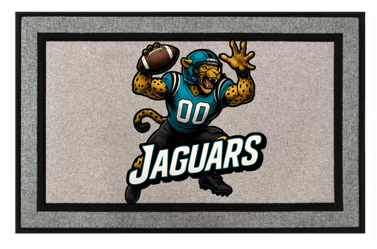 Jacksonville Jaguars Inspired Door Mat
