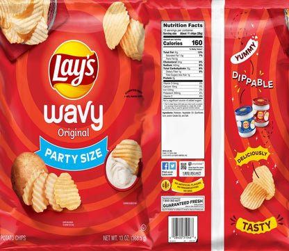 Wavy Chips “Party Size” 20oz Skinny Tumbler