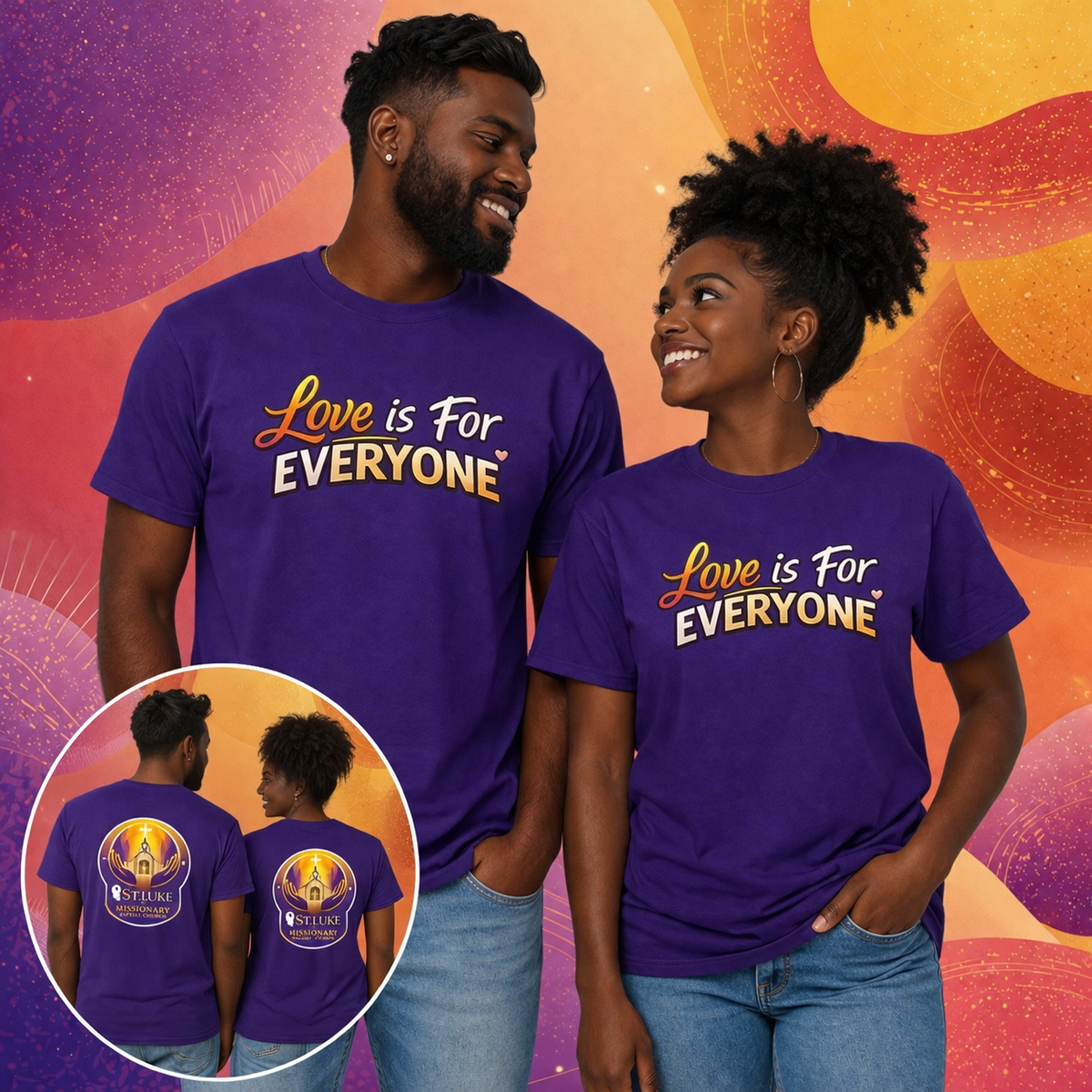 St. Luke SLMBC “Love Is For EVERYONE” Signature Tee - Adult