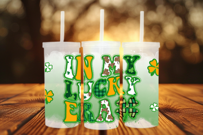 Lucky Era Patchwork Wrap — St. Patrick’s Day Cold Cup