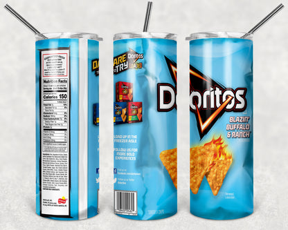 “Blazin’ Buffalo & Ranch” Snack-Inspired 20oz Skinny Tumbler