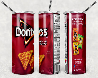 “Nacho Night” Snack-Inspired 20oz Skinny Tumbler