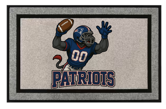 New England Patriots Inspired Door Mat