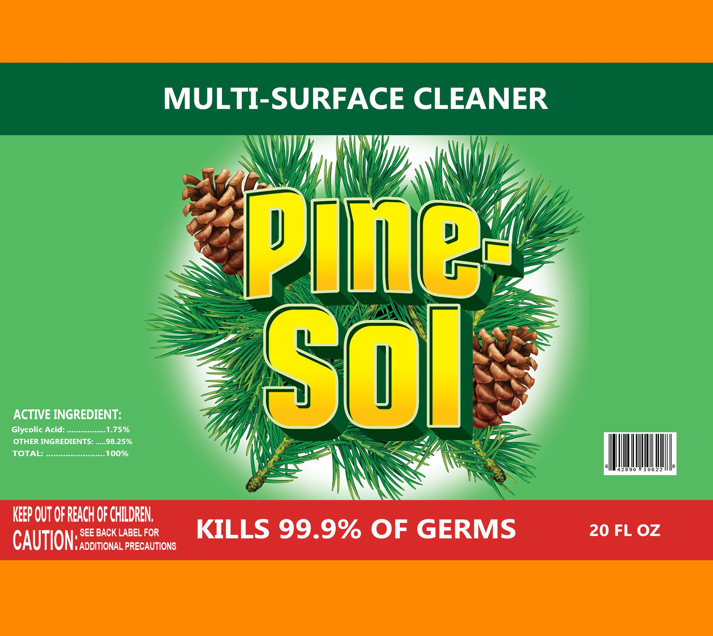 Tumbler: Pine-Sol UV Printed Tumbler – 20oz