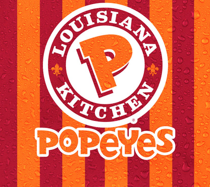 Tumbler: Popeyes Louisiana Kitchen UV Printed Tumbler – 20oz