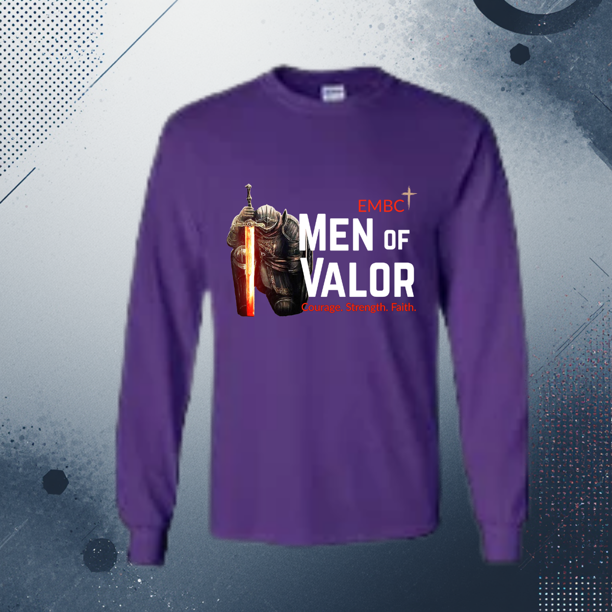 Men of Valor Long Sleeve Shirt Full Front