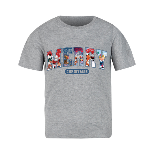 Christmas - Short Sleeve Shirt: Merry - Rudolph