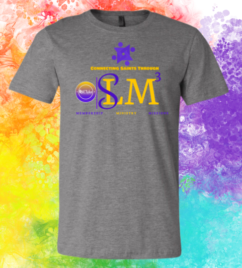 SLM3 Membership Ministry Missions Short Sleeve T-shirt Full logo