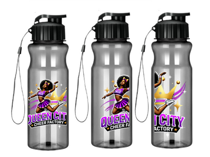 Queen City Cheer Factory Registration - Water Bottle
