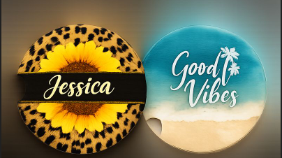 ART’s Exclusive Custom Car Coasters (2-Pack)