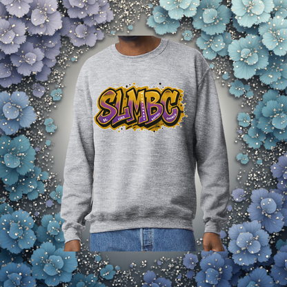 St. Luke SLMBC Graffiti Sweatshirt – Purple & Gold Edition