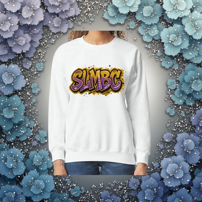 St. Luke SLMBC Graffiti Sweatshirt – Purple & Gold Edition