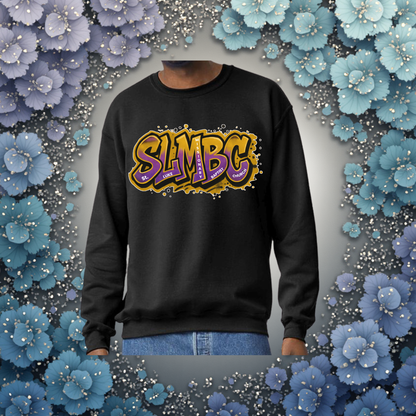 St. Luke SLMBC Graffiti Sweatshirt – Purple & Gold Edition