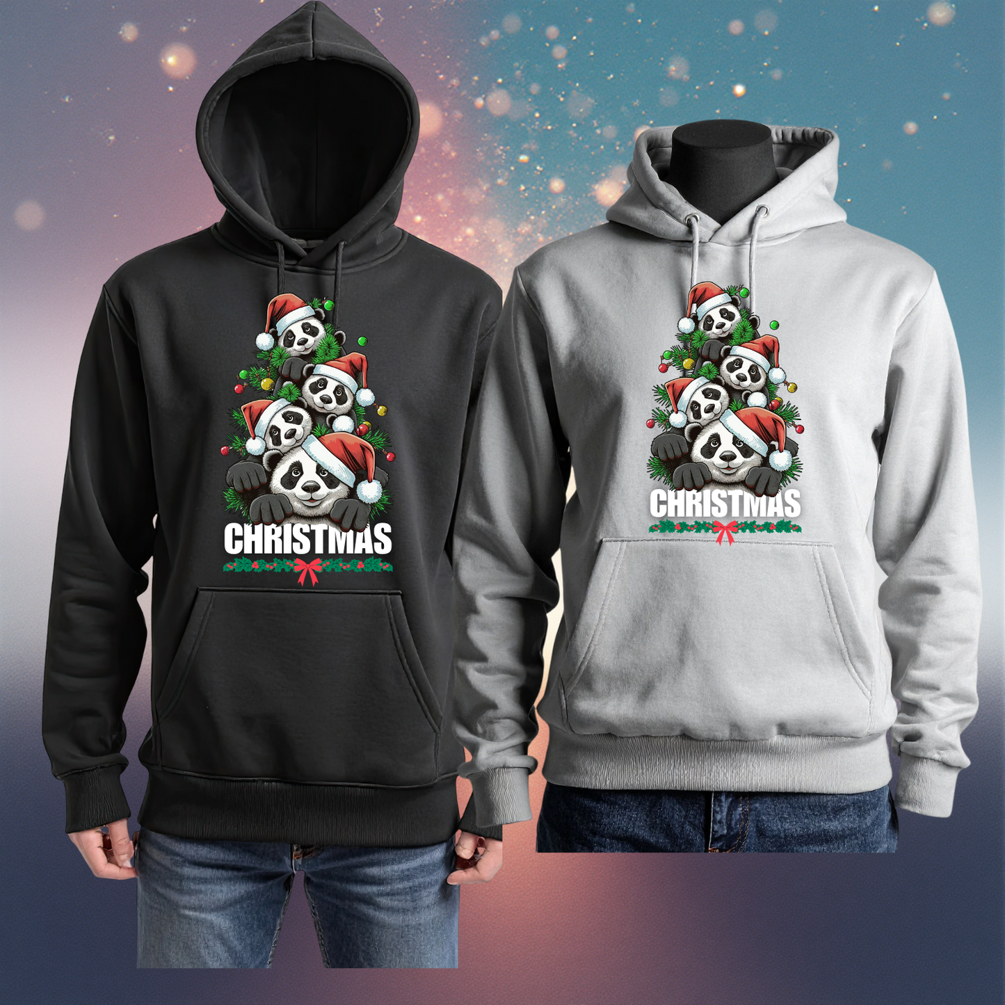 Panda Christmas Hoodie