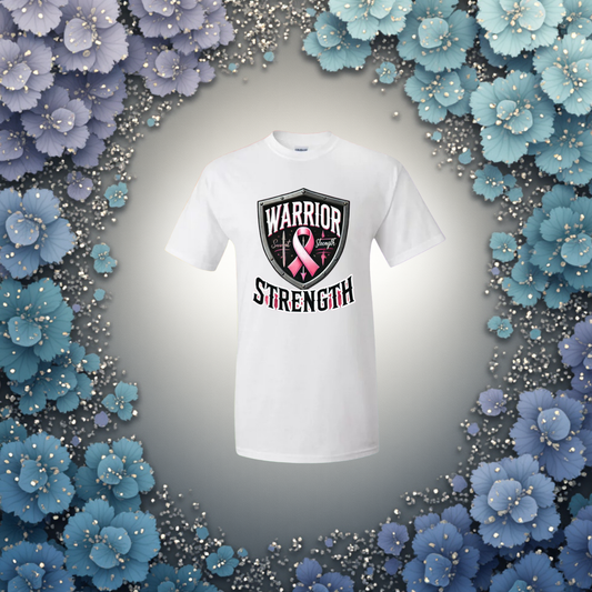 Warrior Strength T-Shirt – Breast Cancer Awareness