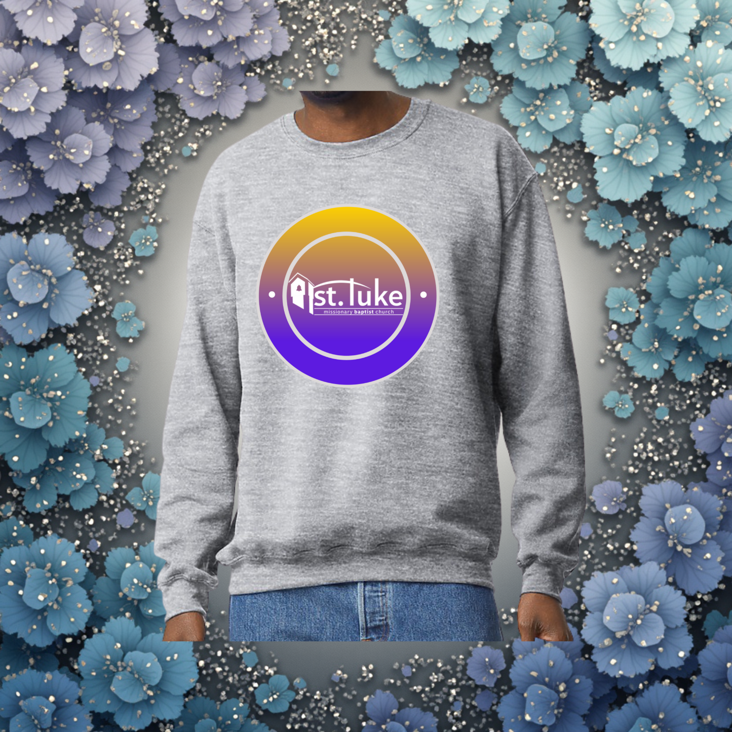 St. Luke SLMBC Traditional Logo Sweatshirt