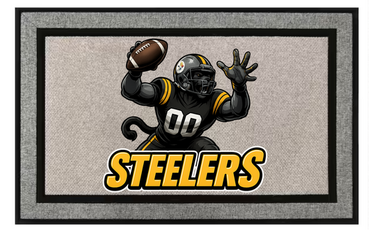 Pittsburgh Steelers Inspired Door Mat