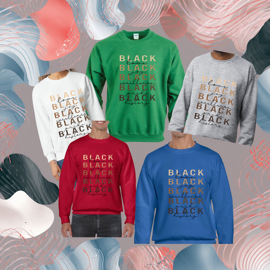 BLACK Words Matter Colorway Crewneck