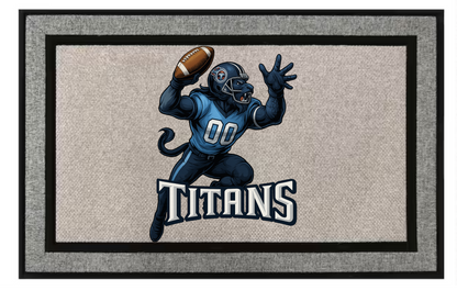 Tennessee Titans Inspired Door Mat