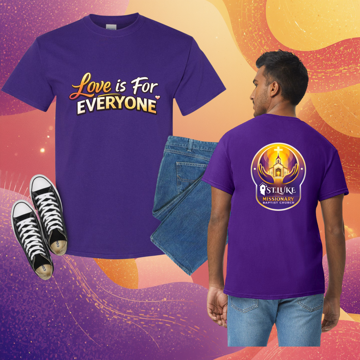 St. Luke SLMBC “Love Is For EVERYONE” Signature Tee - Adult